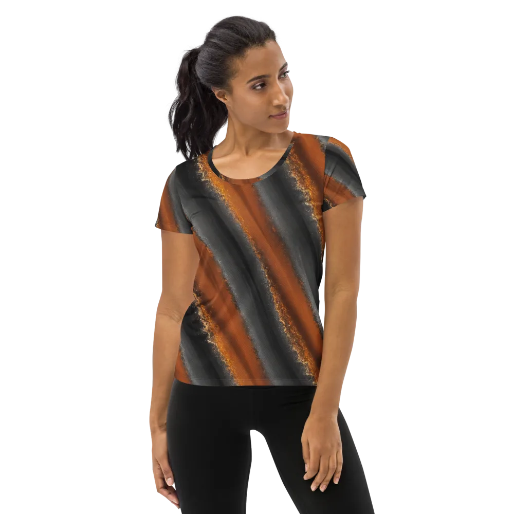 Ember Vein on Women's Athletic T-Shirt — Front
