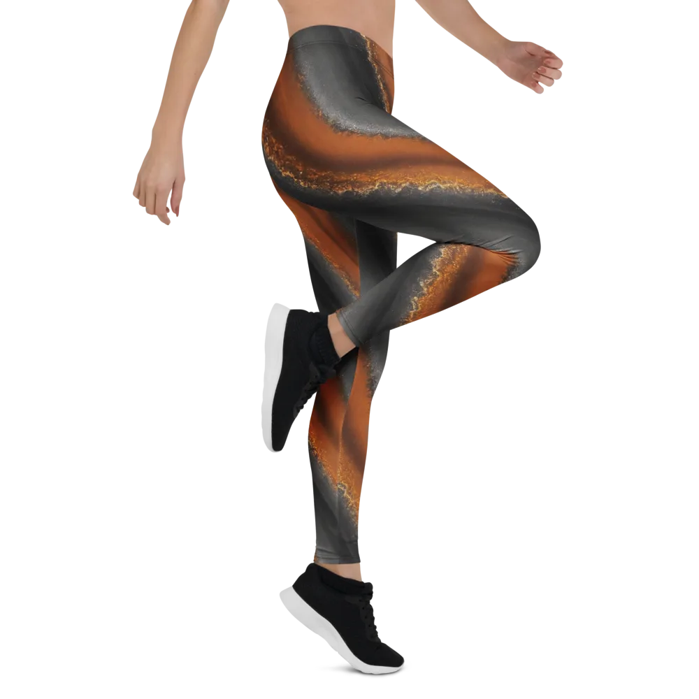 Ember Vein on Leggings — Right