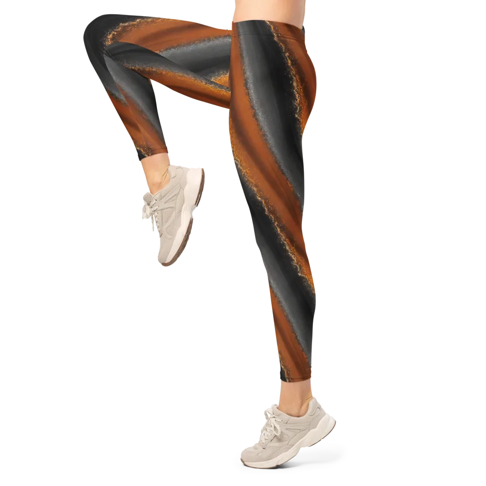 Ember Vein on Leggings — Left