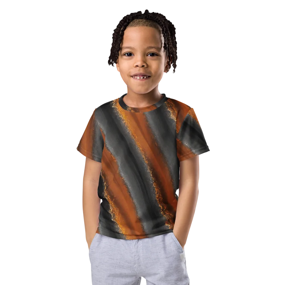 Ember Vein on Kids Crew Neck T-Shirt — Front