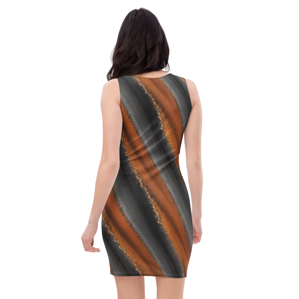Ember Vein on Bodycon Dress — Back