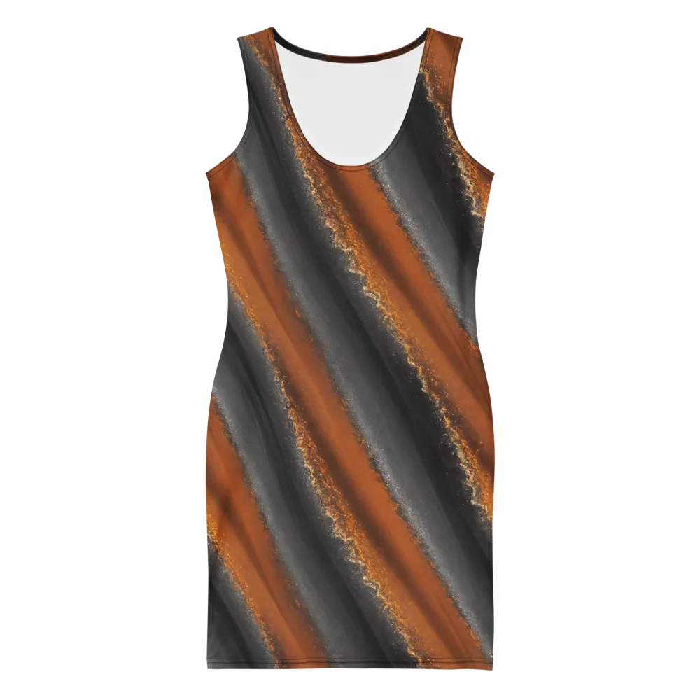 Ember Vein on Bodycon Dress — Front