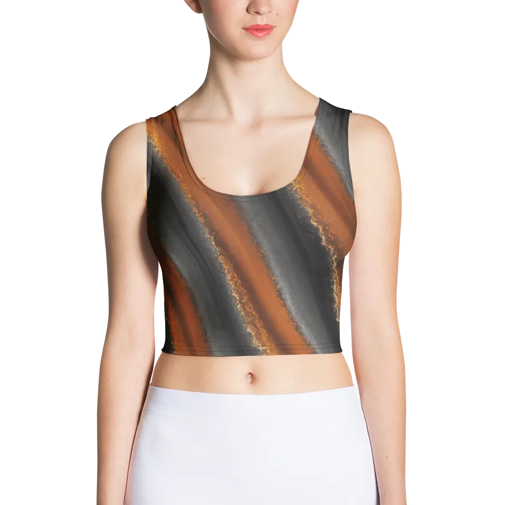 Ember Vein on Crop Top — Front