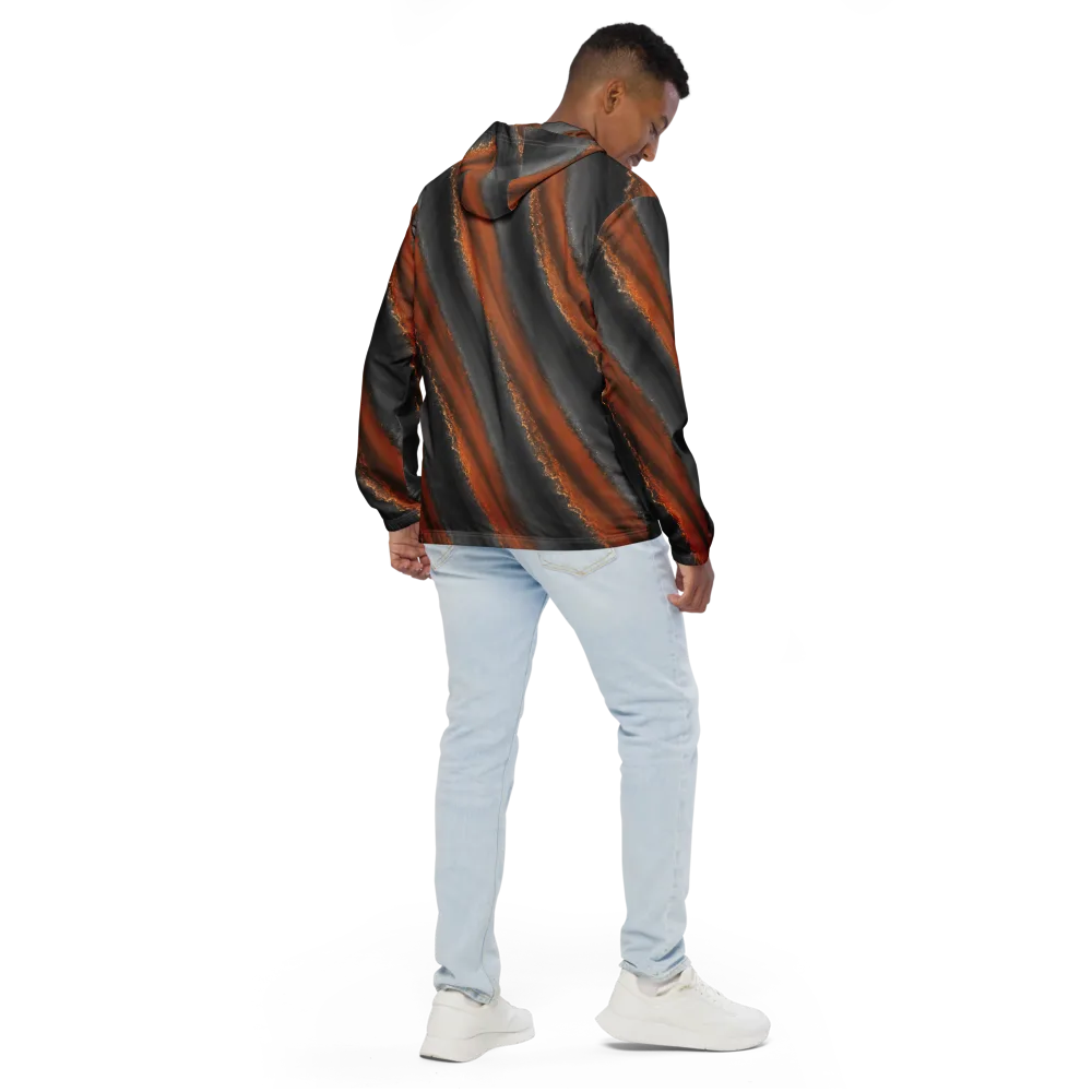 Ember Vein on Men's Windbreaker — Back