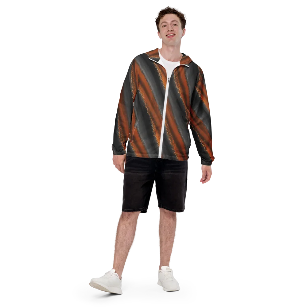 Ember Vein on Men's Windbreaker — Front