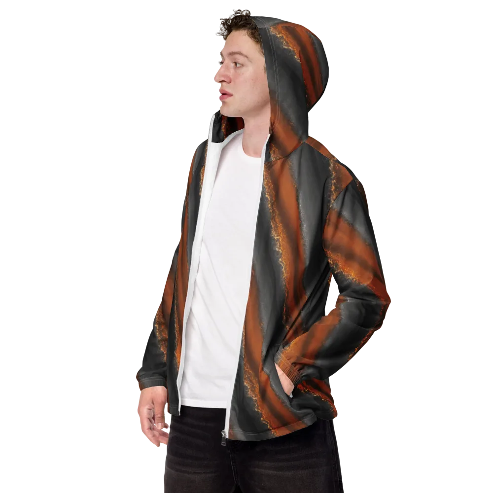 Ember Vein on Men's Windbreaker — Left Front