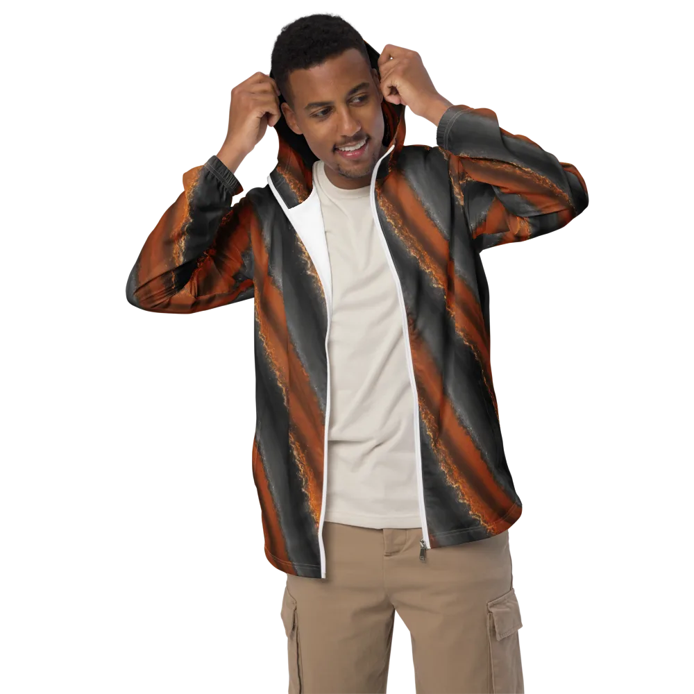 Ember Vein on Men's Windbreaker — Front