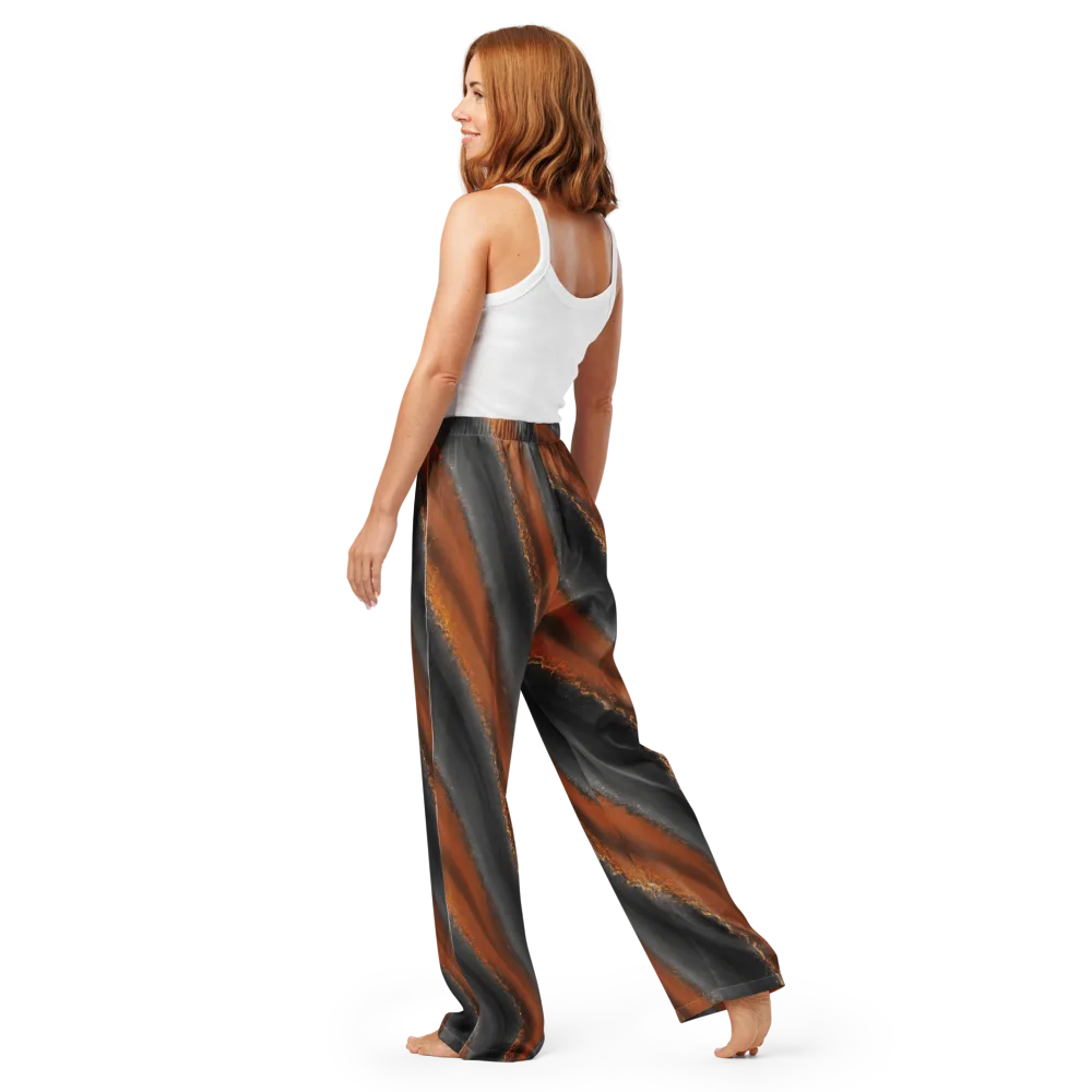 Ember Vein on Women's Pajama Pants — Back