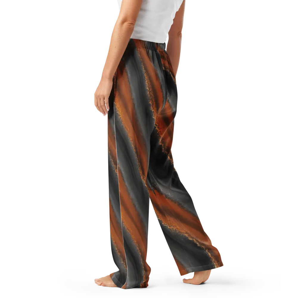Ember Vein on Women's Pajama Pants — Left