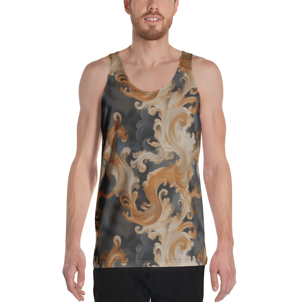 Baroque Smoke on Men's Tank Top — Front