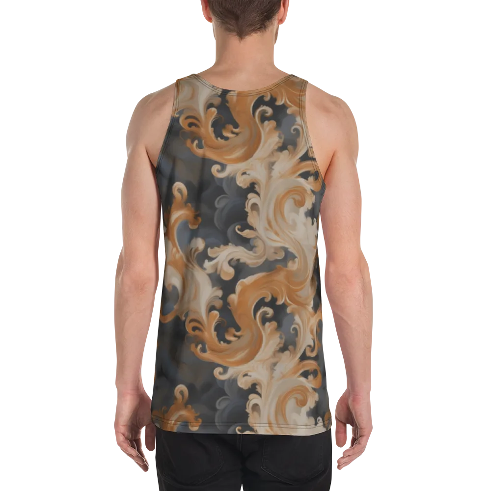 Baroque Smoke on Men's Tank Top — Back