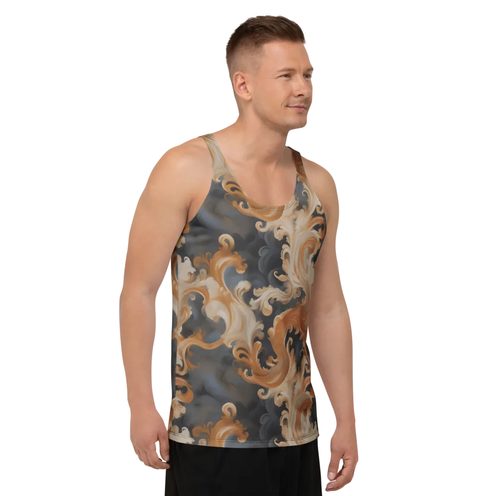 Baroque Smoke on Men's Tank Top — Right Front