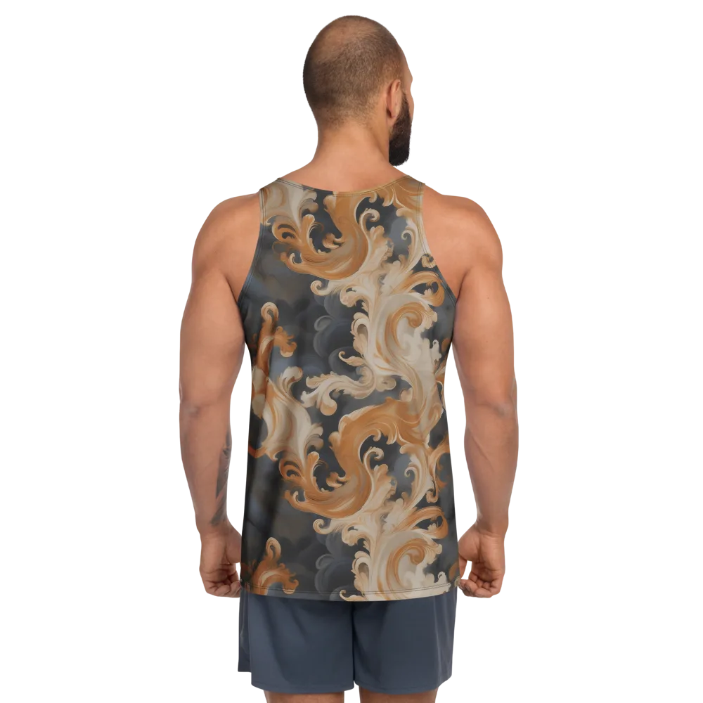 Baroque Smoke on Men's Tank Top — Back
