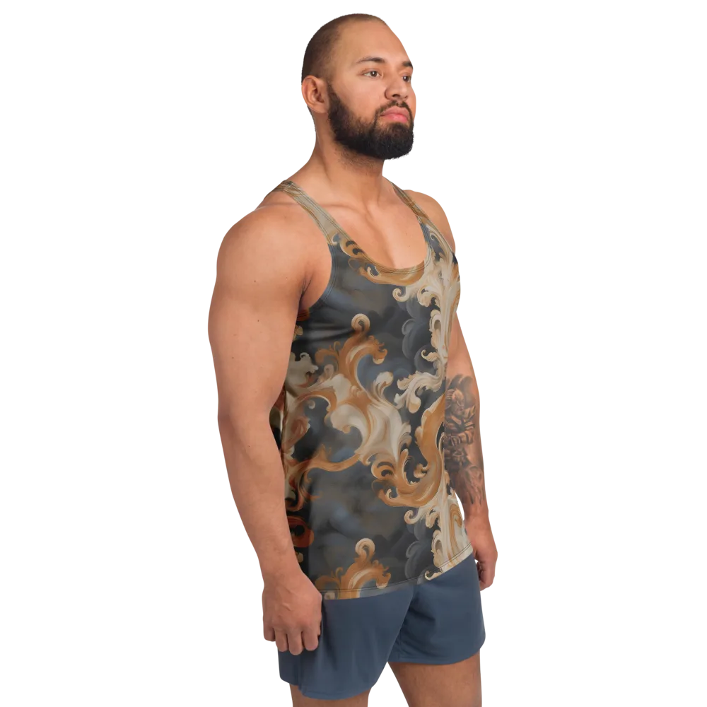 Baroque Smoke on Men's Tank Top — Right Front