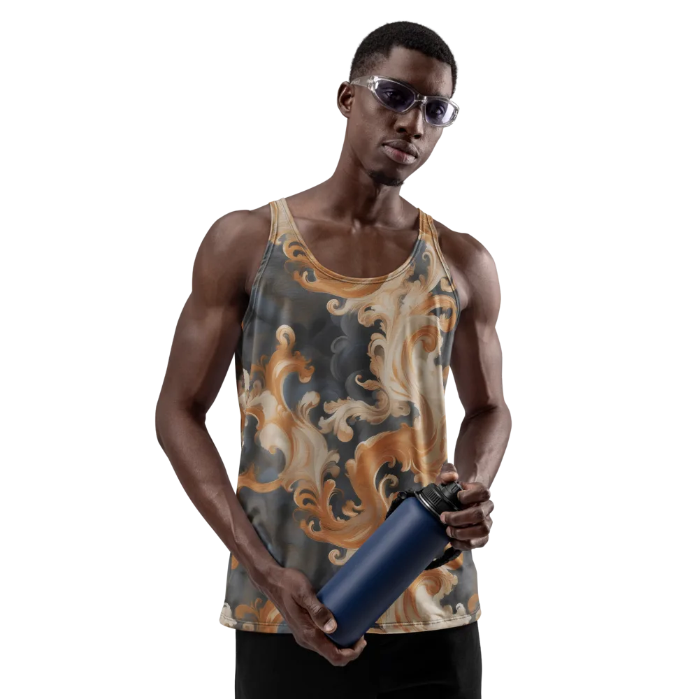 Baroque Smoke on Men's Tank Top — Front