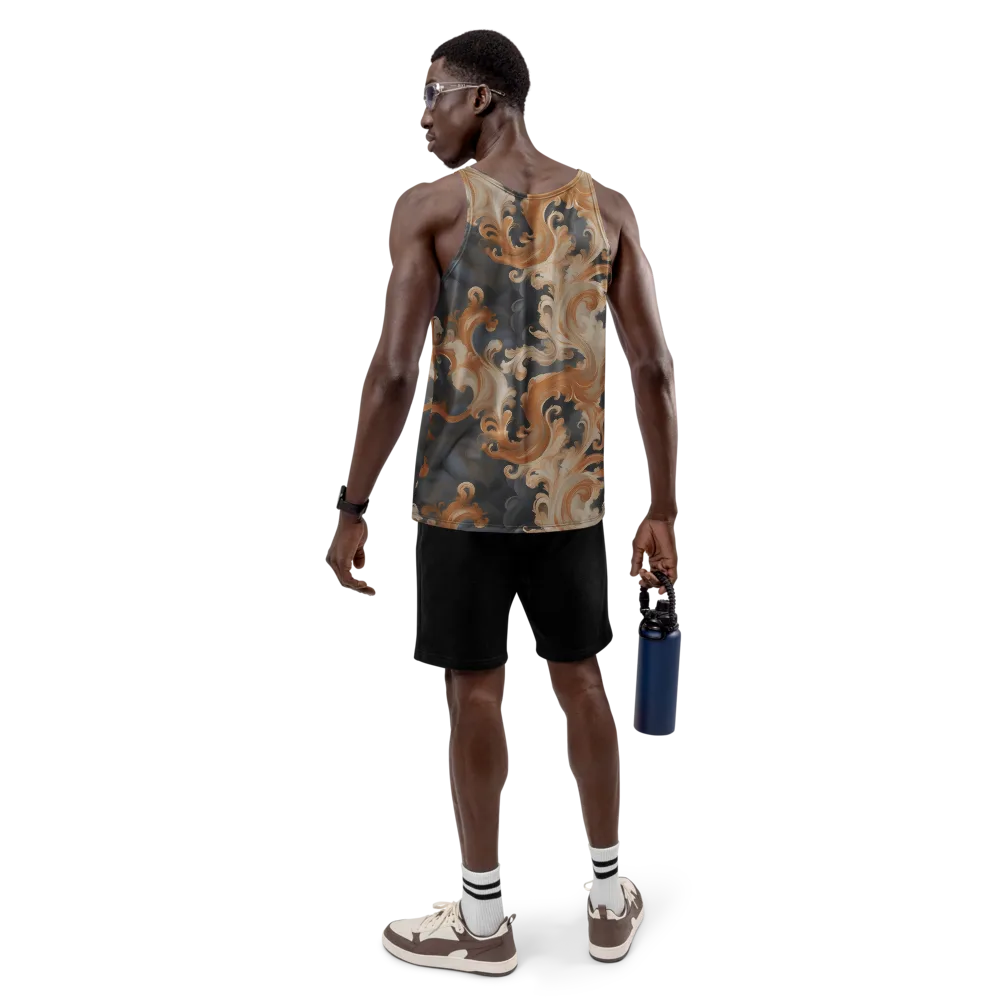 Baroque Smoke on Men's Tank Top — Back