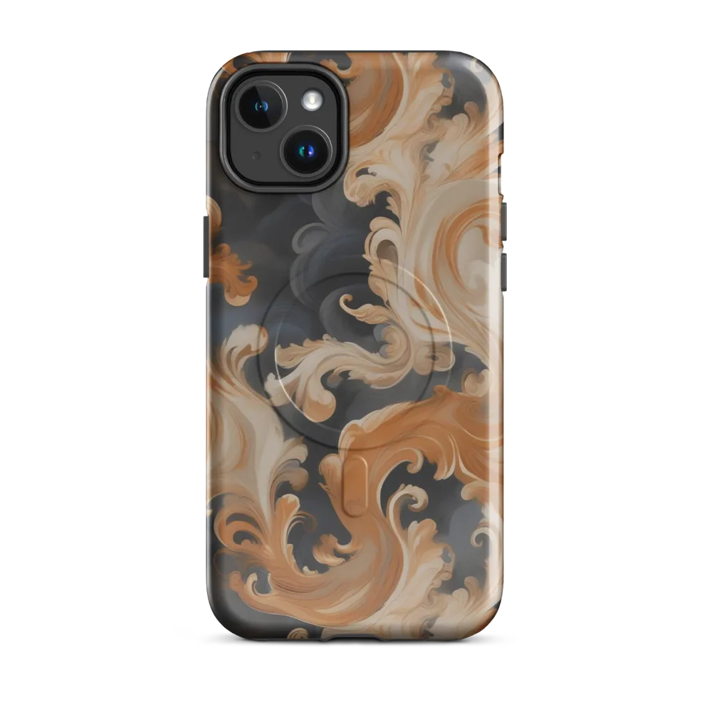 Baroque Smoke on MagSafe Tough Case for iPhone® — Front