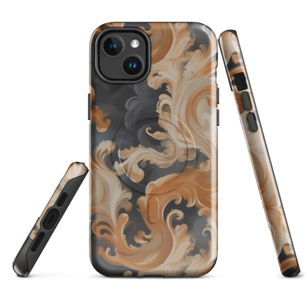 Baroque Smoke on MagSafe Tough Case for iPhone® — Front