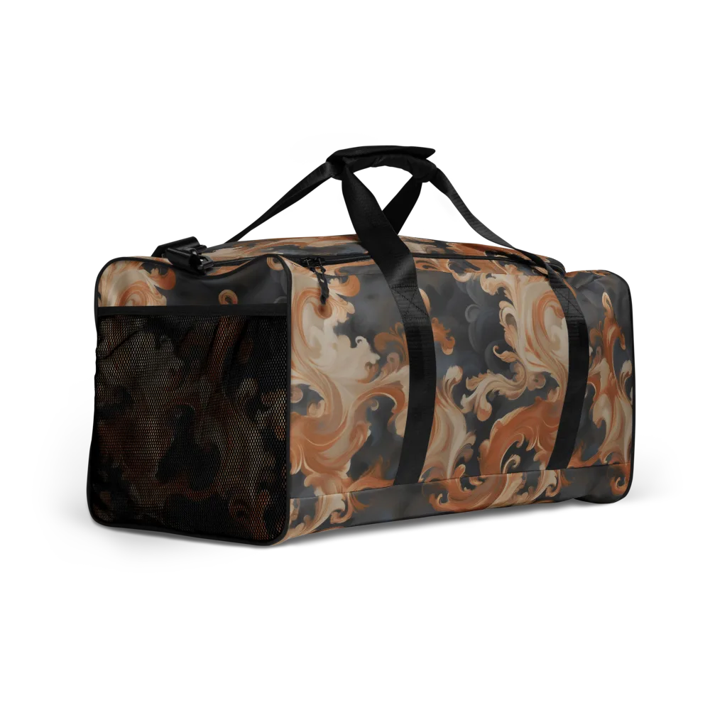 Baroque Smoke on Duffle Bag — Right Front