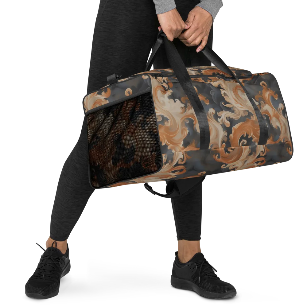 Baroque Smoke on Duffle Bag — Right Front