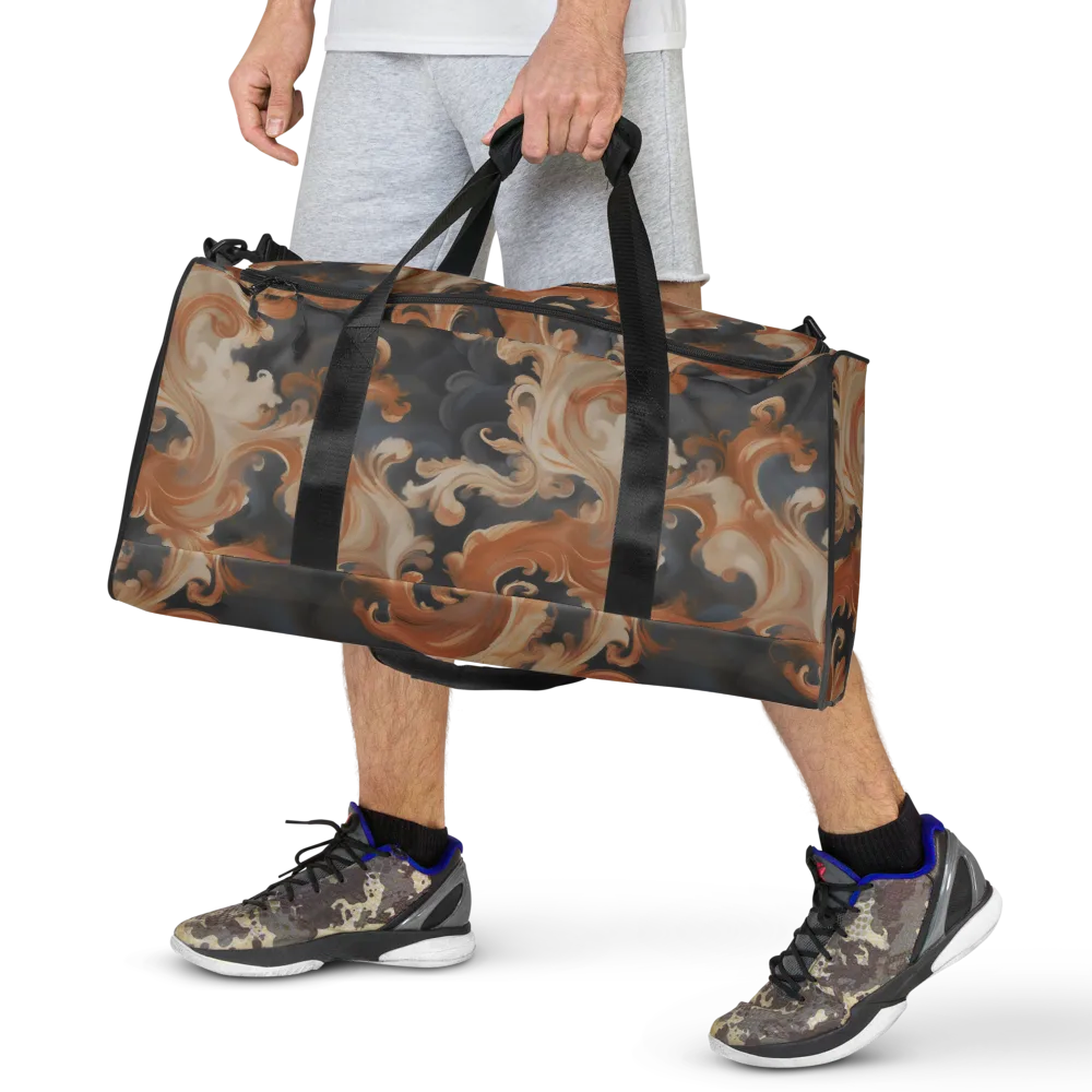 Baroque Smoke on Duffle Bag — Front
