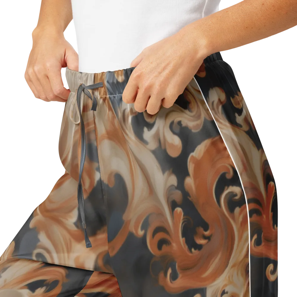 Baroque Smoke on Women's Pajama Pants — Product details