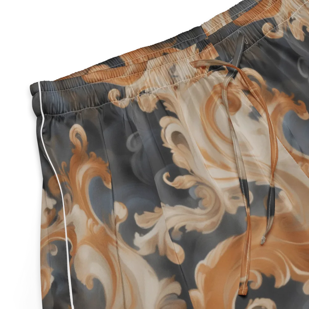 Baroque Smoke on Women's Pajama Shorts — Product details