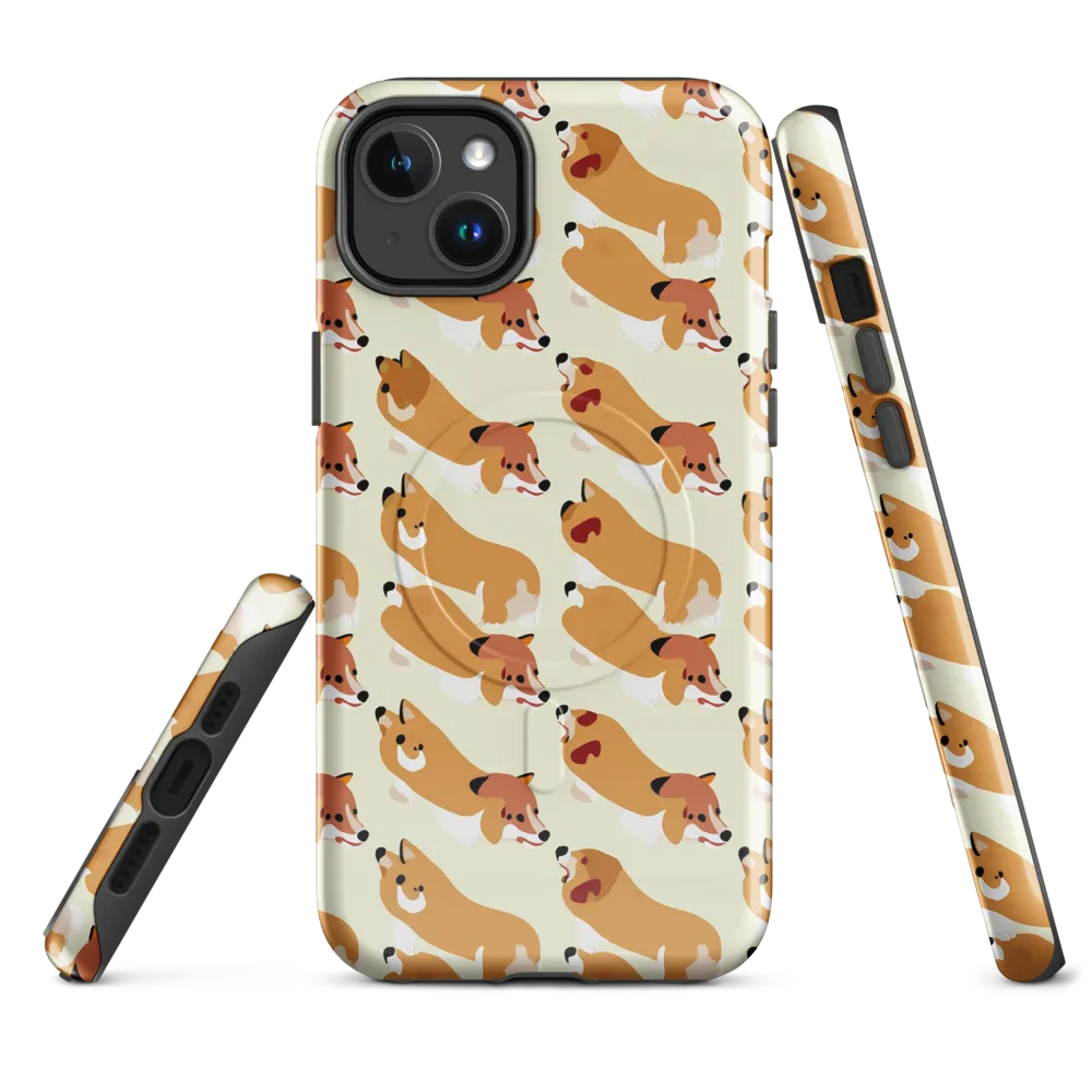 Butterscotch Pups on MagSafe Tough Case for iPhone® — Front