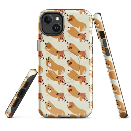 Butterscotch Pups on a MagSafe Tough Case for iPhone®