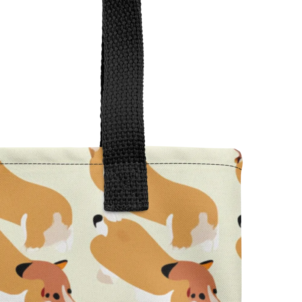 Butterscotch Pups on Tote Bag — Product details