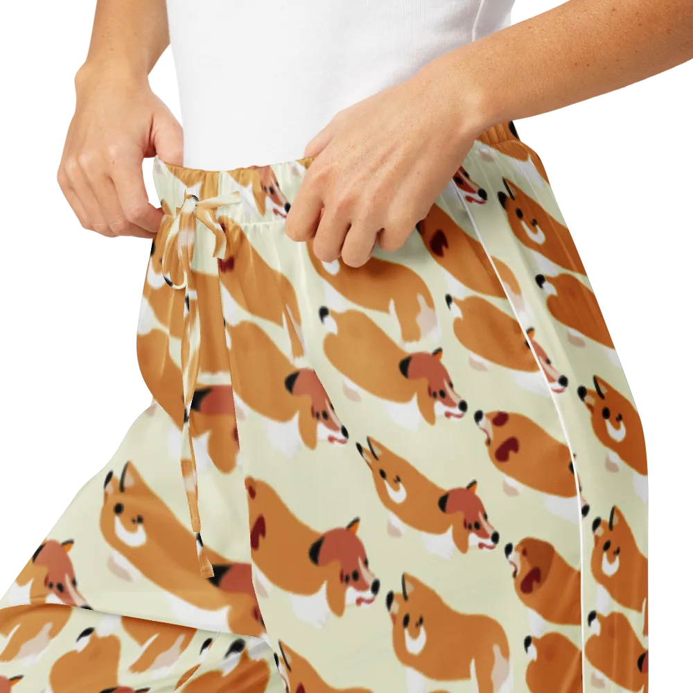 Butterscotch Pups on Women's Pajama Pants — Product details