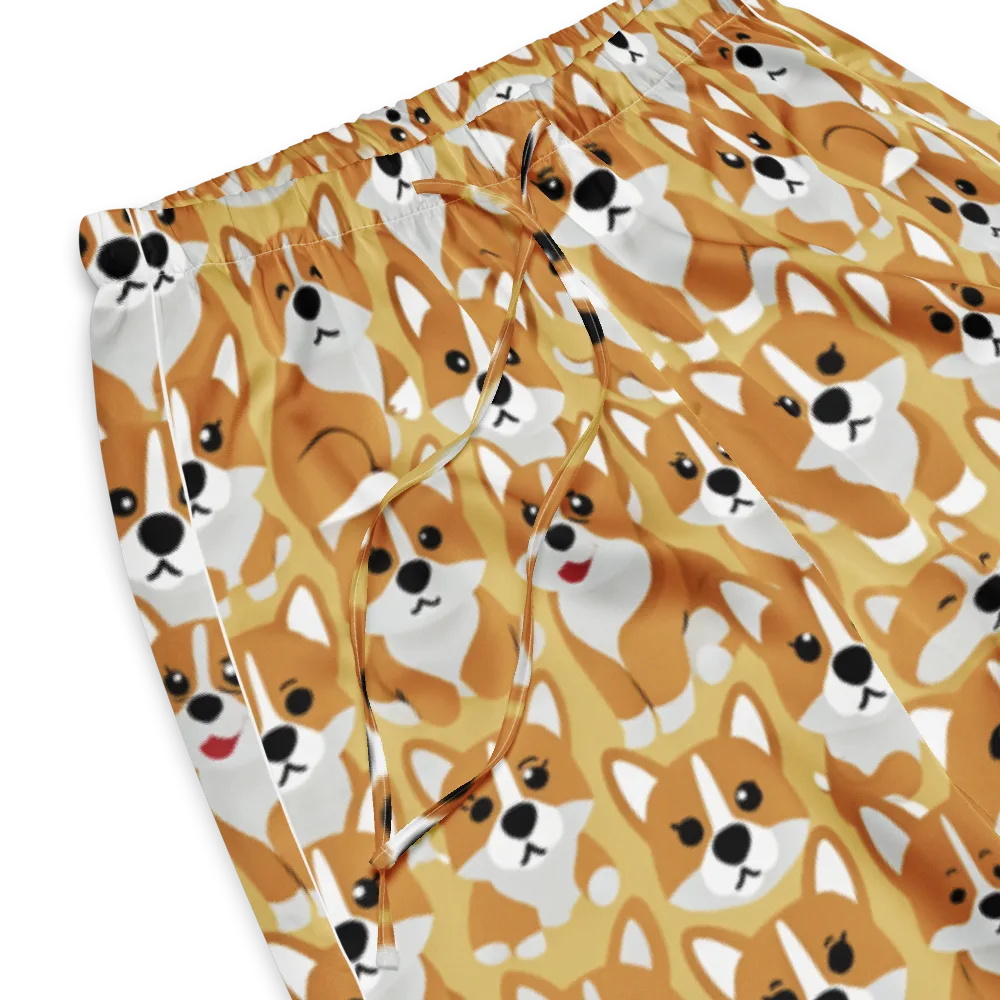 Amber Corgi Parade on Women's Pajama Pants — Product details