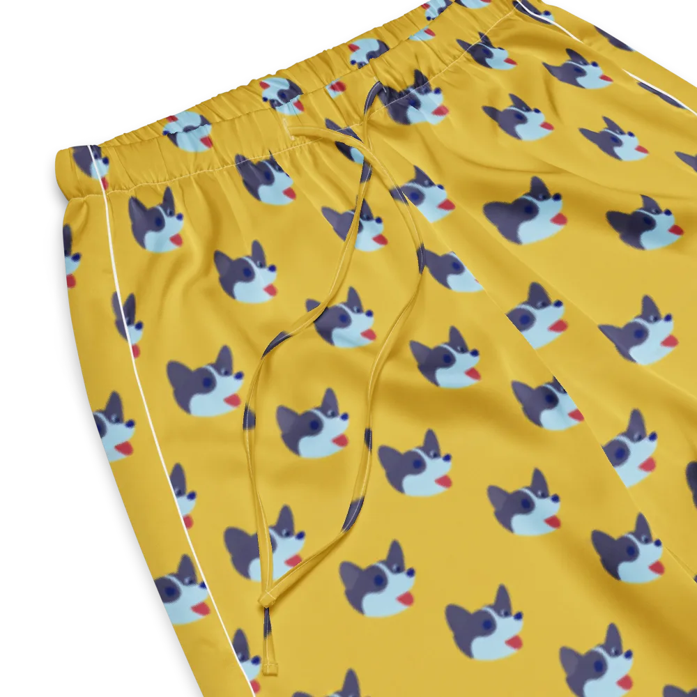 Golden Pup Parade on Women's Pajama Pants — Product details