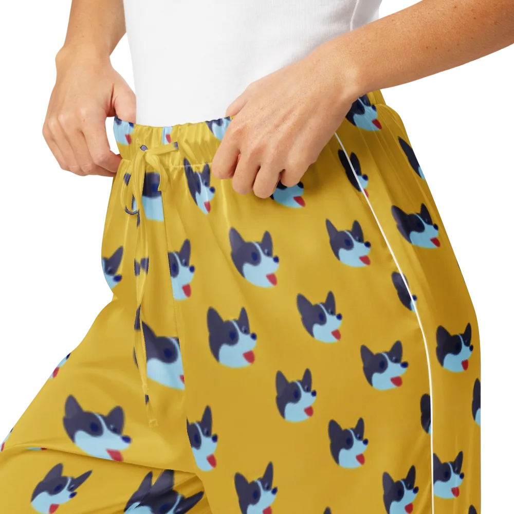Golden Pup Parade on Women's Pajama Pants — Product details