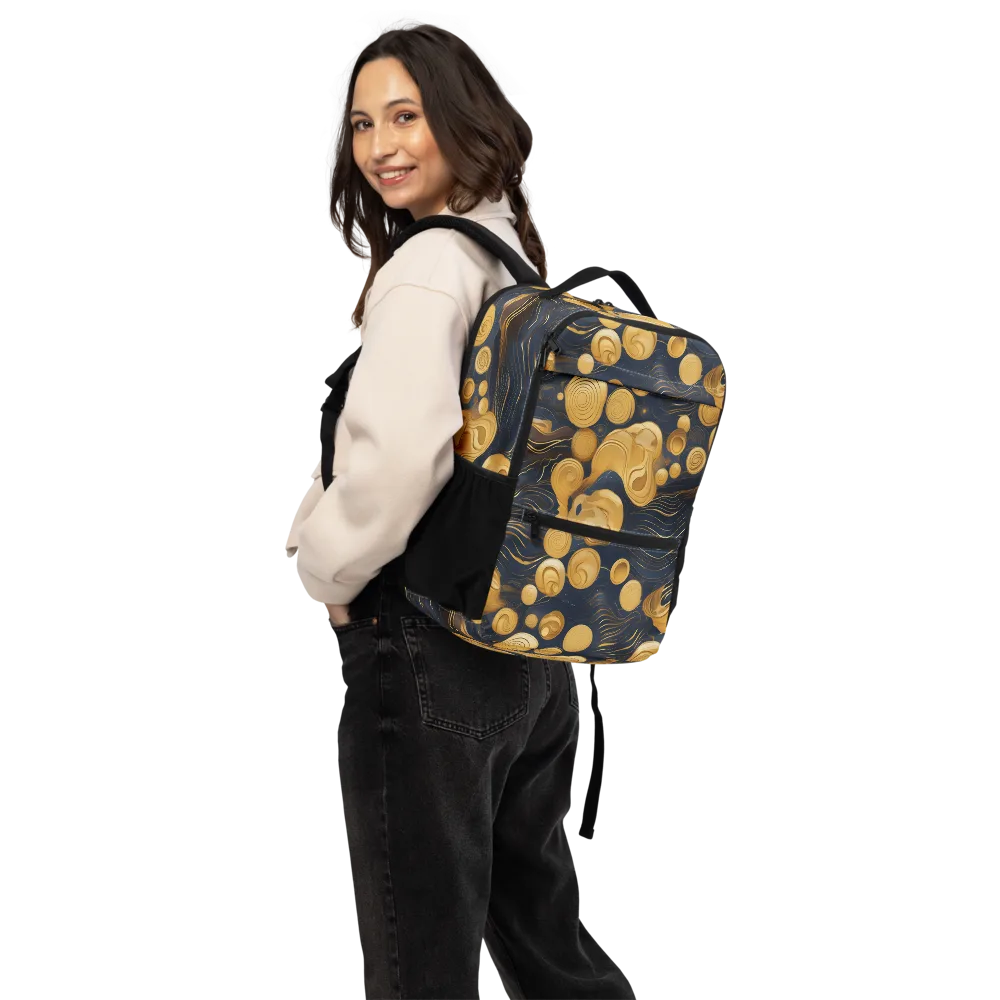 Midnight Aureate on Utility Backpack — Back