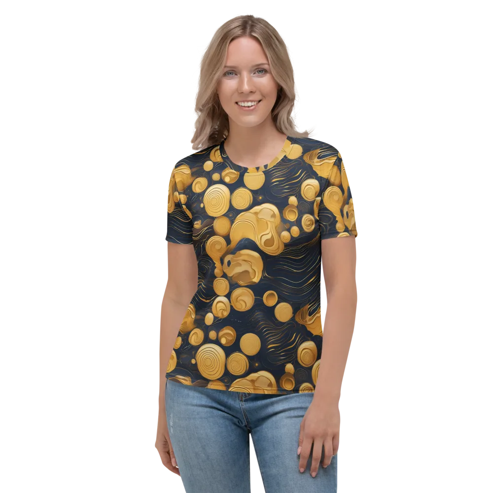 Midnight Aureate on Women's Crew Neck T-Shirt — Front