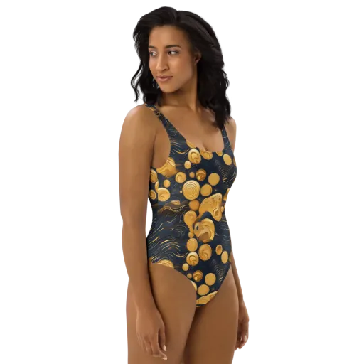Midnight Aureate on a One-Piece Swimsuit