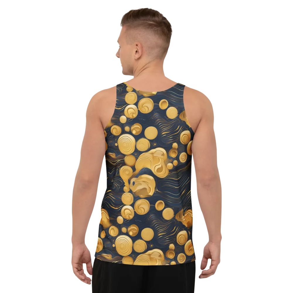 Midnight Aureate on Men's Tank Top — Back