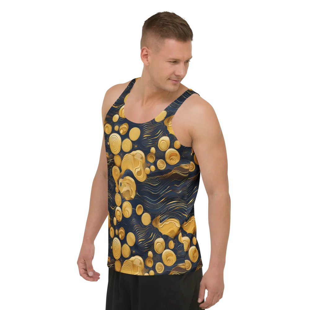 Midnight Aureate on Men's Tank Top — Left Front