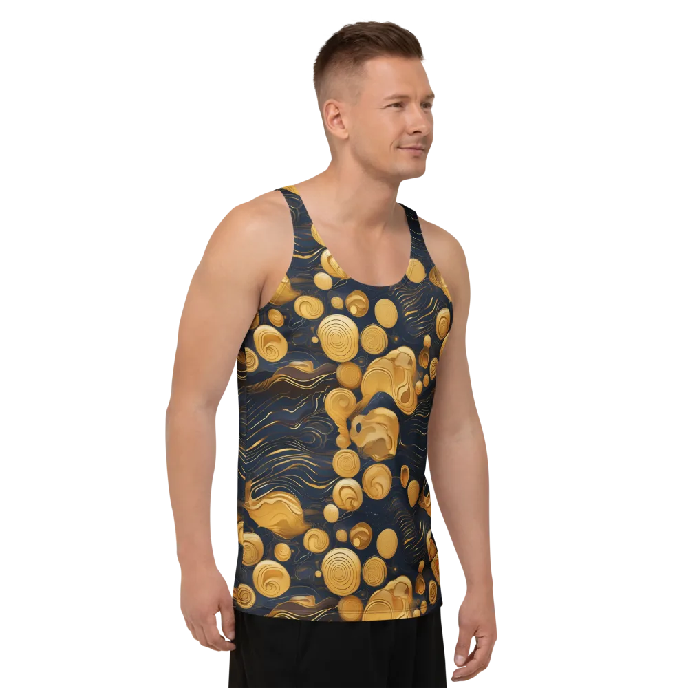 Midnight Aureate on Men's Tank Top — Right Front