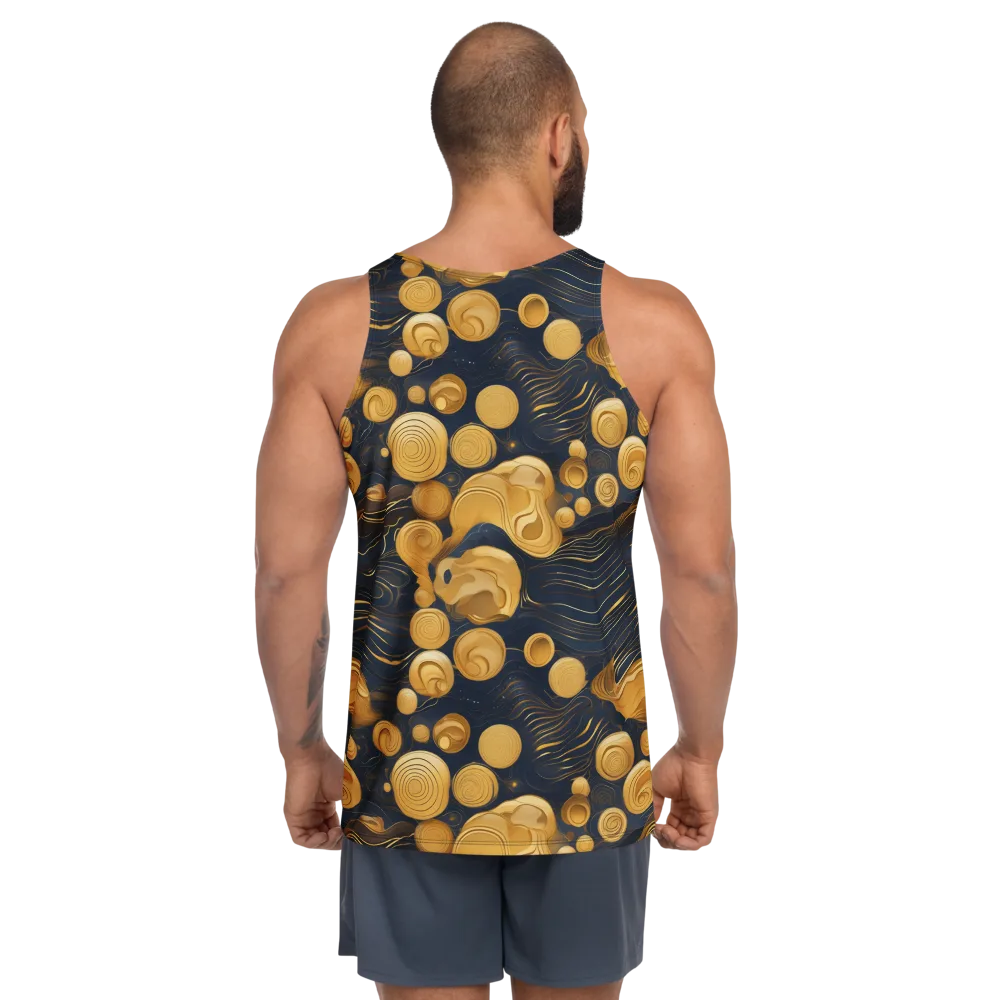 Midnight Aureate on Men's Tank Top — Back