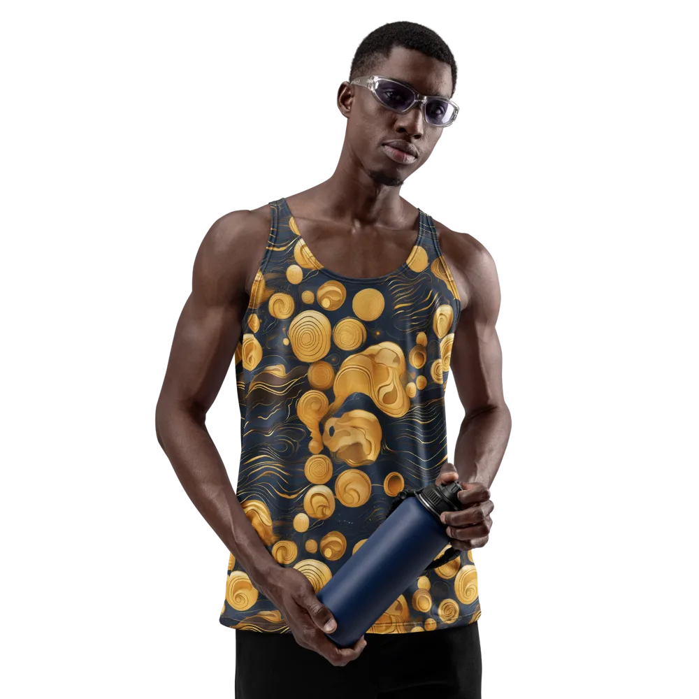 Midnight Aureate on Men's Tank Top — Front