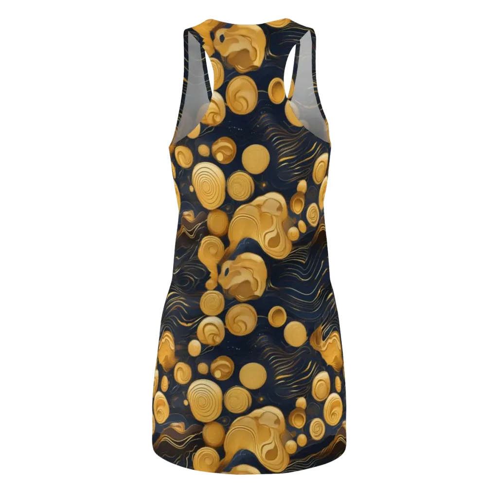 Midnight Aureate on Racerback Dress — Back
