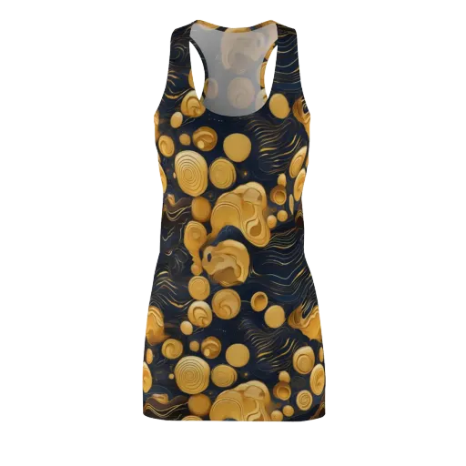 Midnight Aureate on a Racerback Dress