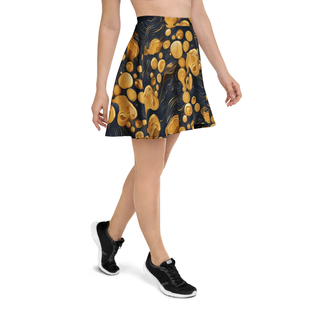 Midnight Aureate on Skater Skirt — Right