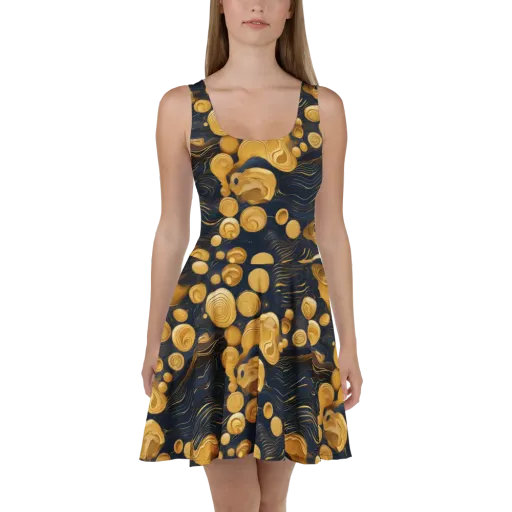 Midnight Aureate on a Skater Dress