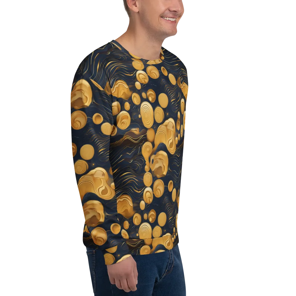 Midnight Aureate on Sweatshirt — Right Front