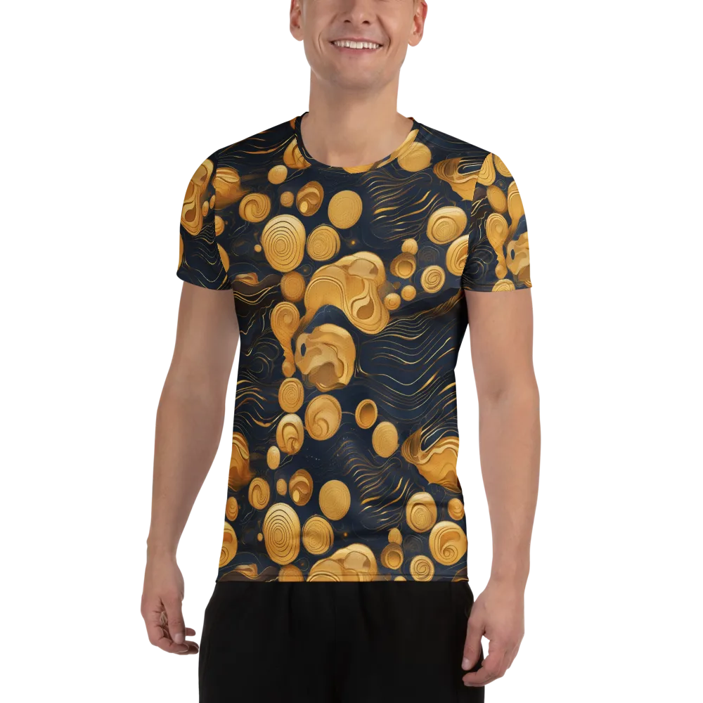 Midnight Aureate on Men's Athletic T-Shirt — Front
