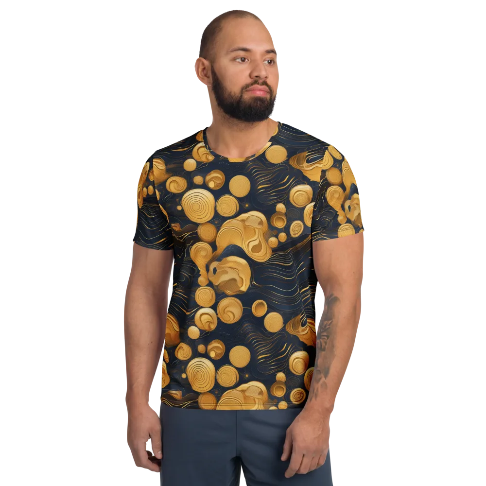 Midnight Aureate on Men's Athletic T-Shirt — Front