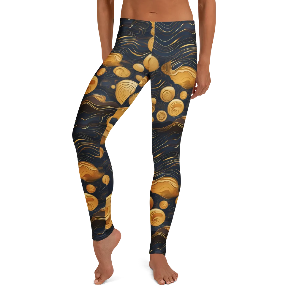 Midnight Aureate on Leggings — Front